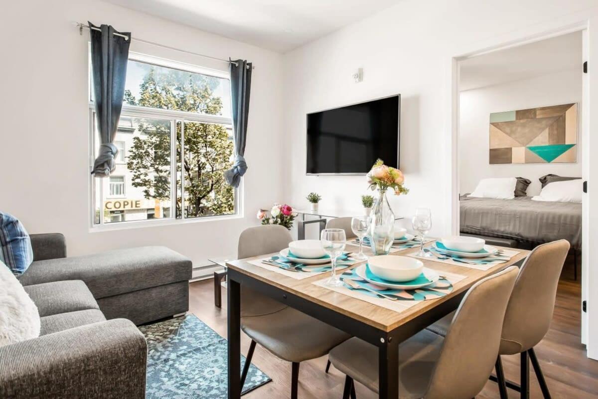 Ferienwohnung M11 Luxury 1Br Sofa Bed In The Heart Of Plateaumile-End Montréal Exterior foto