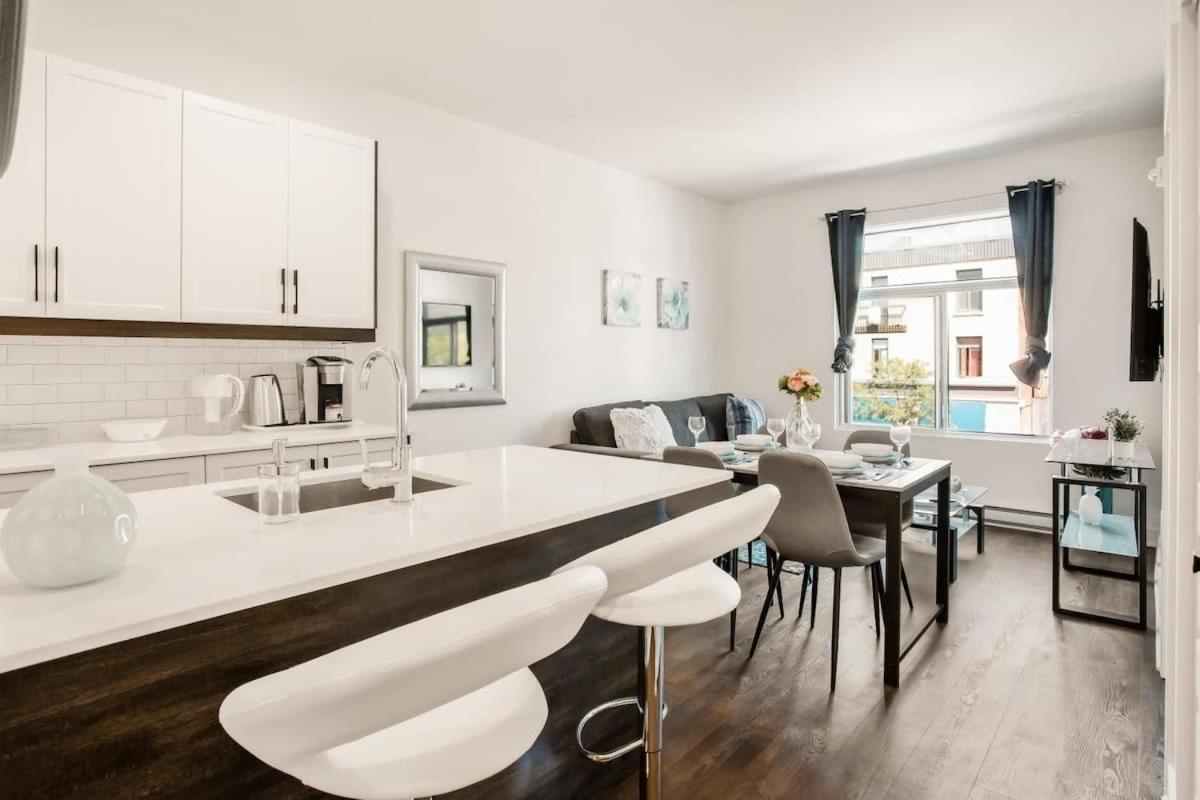 Ferienwohnung M11 Luxury 1Br Sofa Bed In The Heart Of Plateaumile-End Montréal Exterior foto